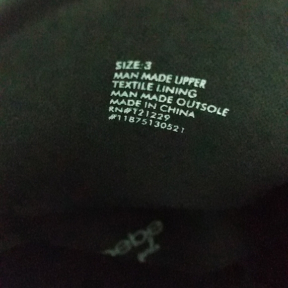 BEBE BLACK RHINESTONES MOTO BOOTIES COMBAT BOOTS SIZE GIRLS 3 NWT - Picture 8 of 11